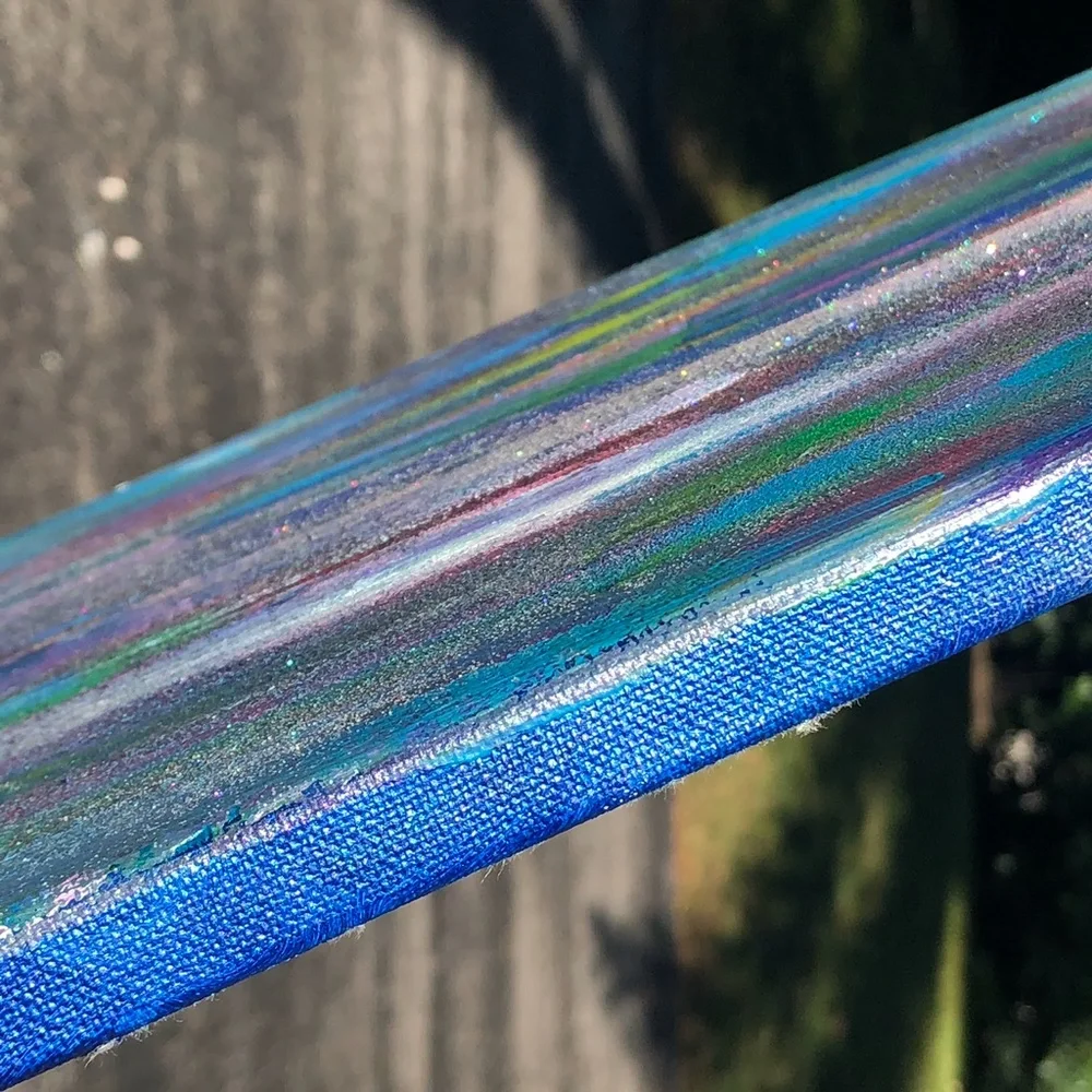 HANDCRAFTED COLORFUL/GLITTER ABSTRACT ART